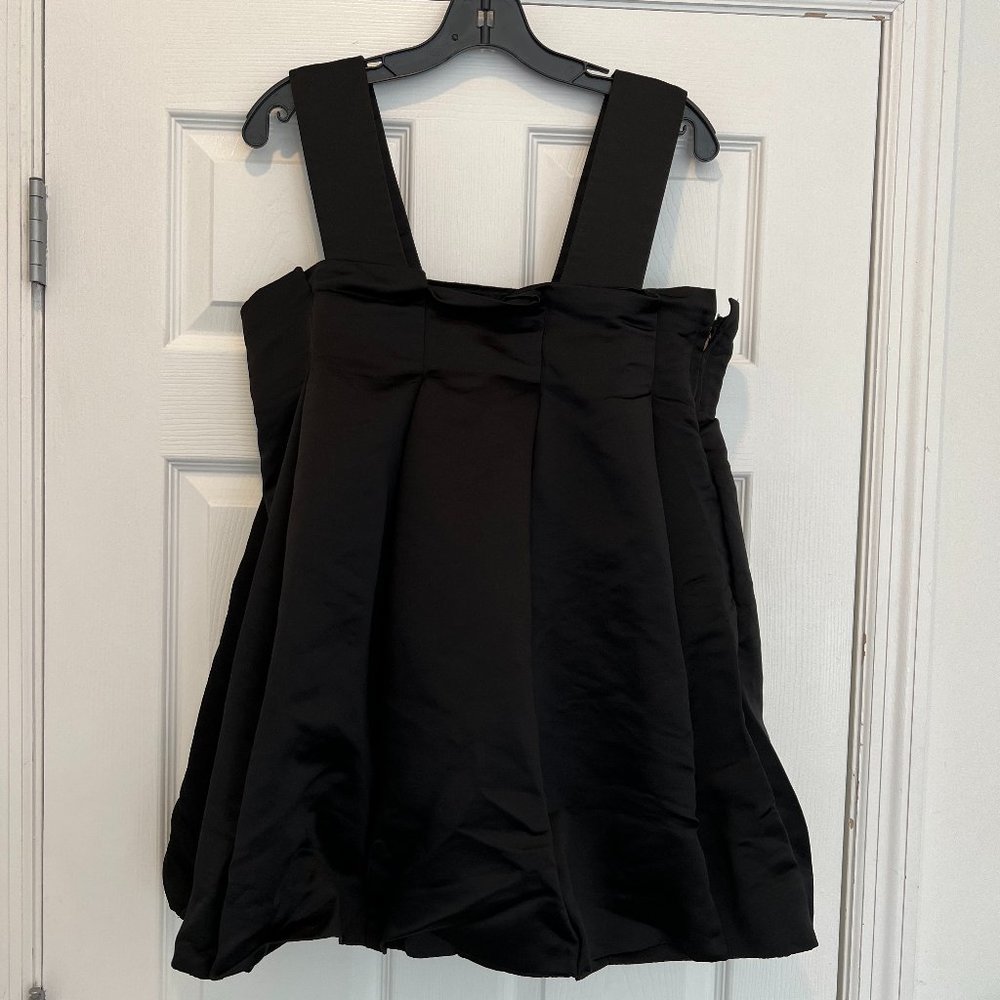 Comme des Garcons Satin Black A-Line Top / w/Tags - Picture 9 of 9